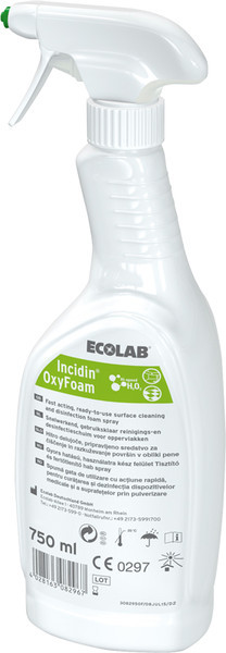 Flächen-Desinfektion Incidin OxyFoam, 750 ml  Flasche / Ecolab