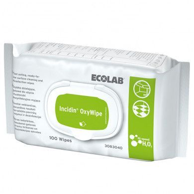 Desinfektionstücher Incidin OxyWipe (100 Tücher im Flowpack) / ecolab