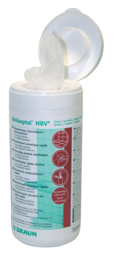 Desinfektionstücher Meliseptol® (100 Tücher) Spenderbox / B.Braun